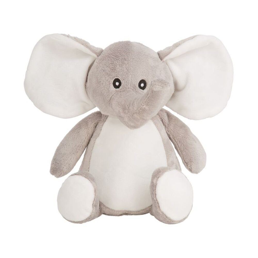 Mumbles Printme Elephant Plush Toy / Gray